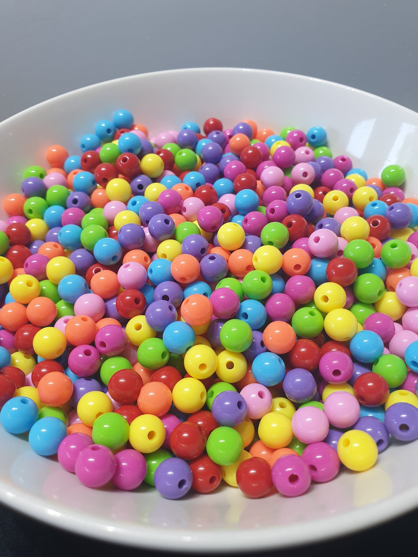 8mm 10mm Bright colour beads high quality. Perfect for bracelets.