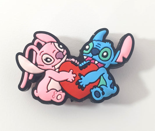 Stitch and Angel Focal Silicone. Can fit on pen.
