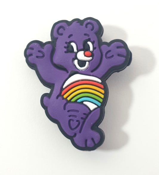 Care Bear Purple Focal Silicone. Can fit on pen.