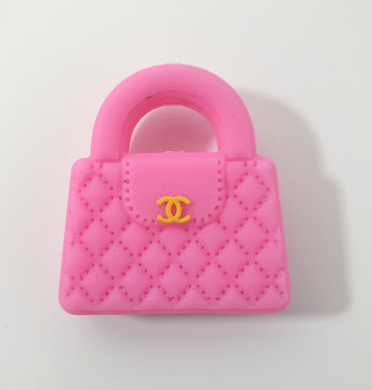 Purse Pink. Focal Silicone. Can fit on pen.