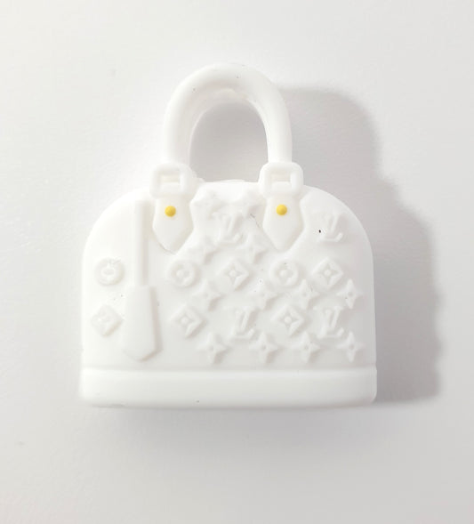 Purse White. Focal Silicone. Can fit on pen.