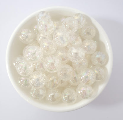 Round Beads 16mm with Tiny Bubbles. 16mm. Amazing look. Very beautiful. Lots of colours to choose.