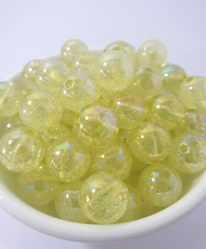 Round Beads 16mm with Tiny Bubbles. 16mm. Amazing look. Very beautiful. Lots of colours to choose.