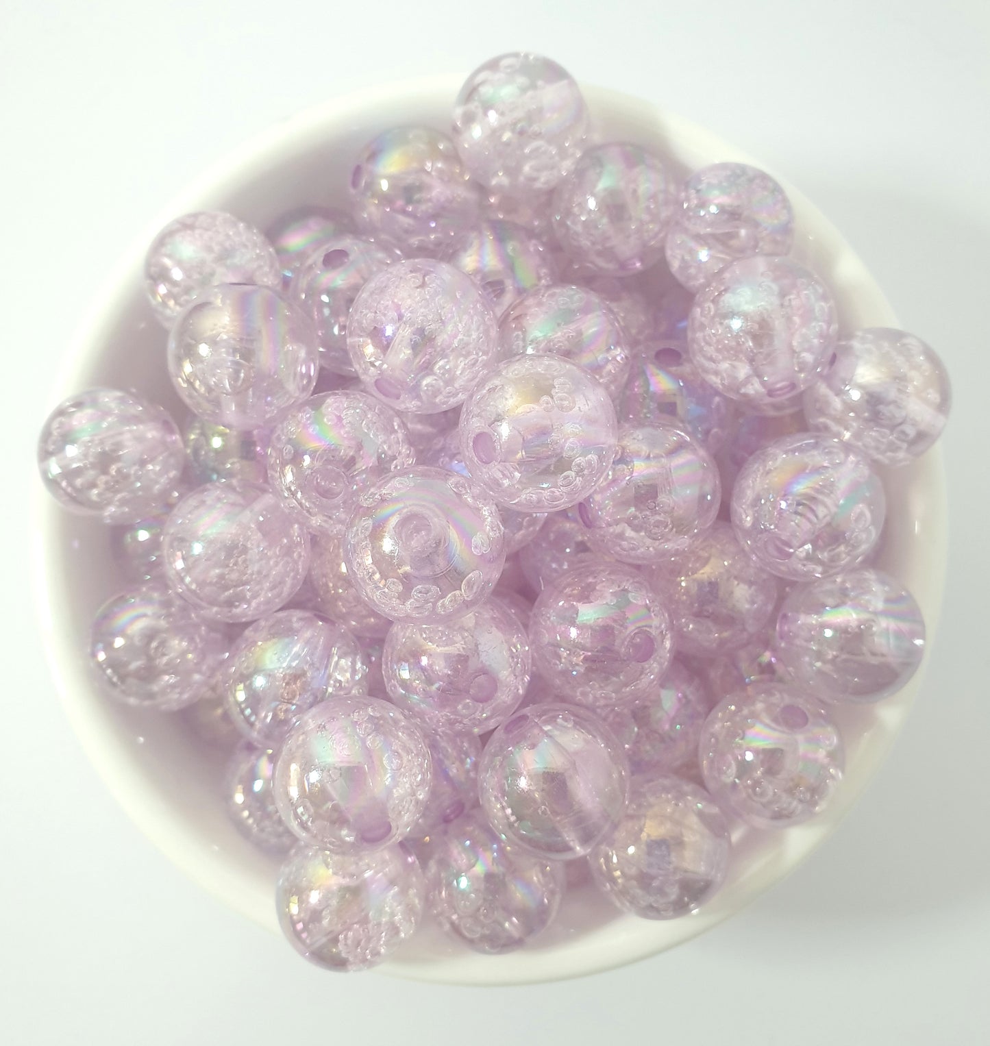 Round Beads 16mm with Tiny Bubbles. 16mm. Amazing look. Very beautiful. Lots of colours to choose.