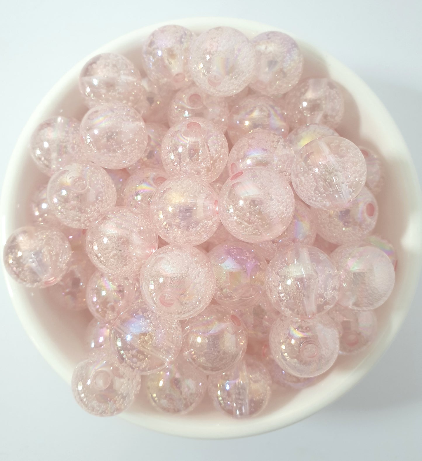 Round Beads 16mm with Tiny Bubbles. 16mm. Amazing look. Very beautiful. Lots of colours to choose.