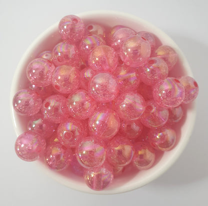 Round Beads 16mm with Tiny Bubbles. 16mm. Amazing look. Very beautiful. Lots of colours to choose.