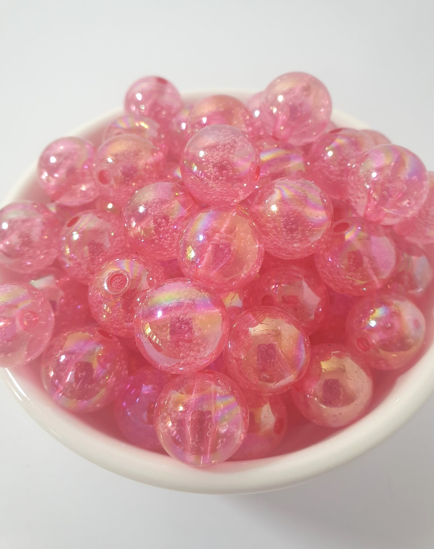 Round Beads 16mm with Tiny Bubbles. 16mm. Amazing look. Very beautiful. Lots of colours to choose.