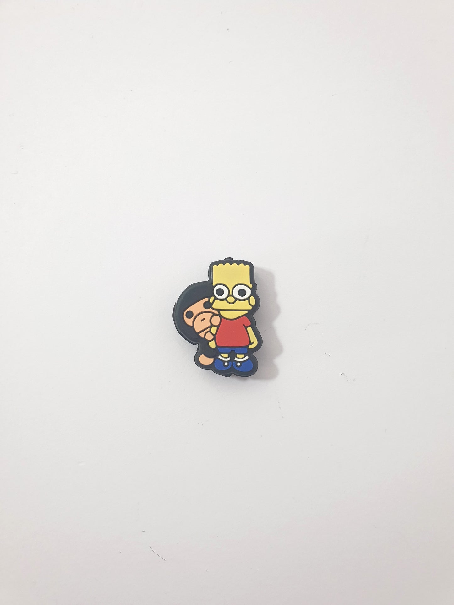 Bart and Monkey Focal Silicone bead. Can fit on pen.