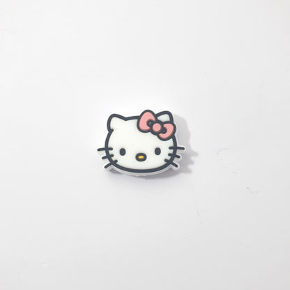 Hello Kitty. Focal Silicone bead. Can fit on pen.