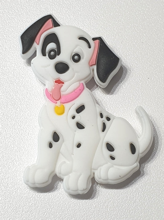 Dalmation Dog Focal Silicone. Can fit on pen.