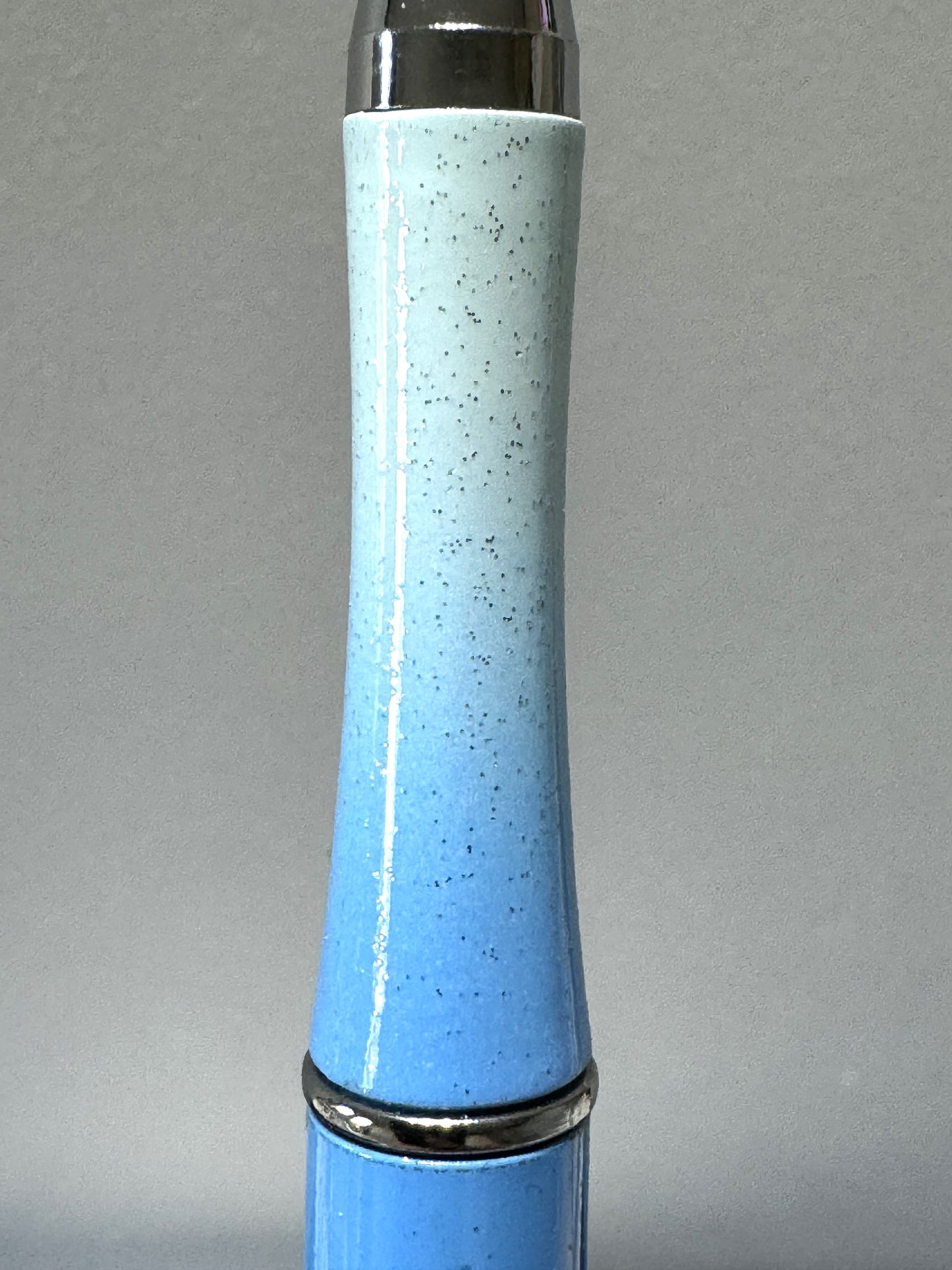 Blue two toned Beadable Pen Blank