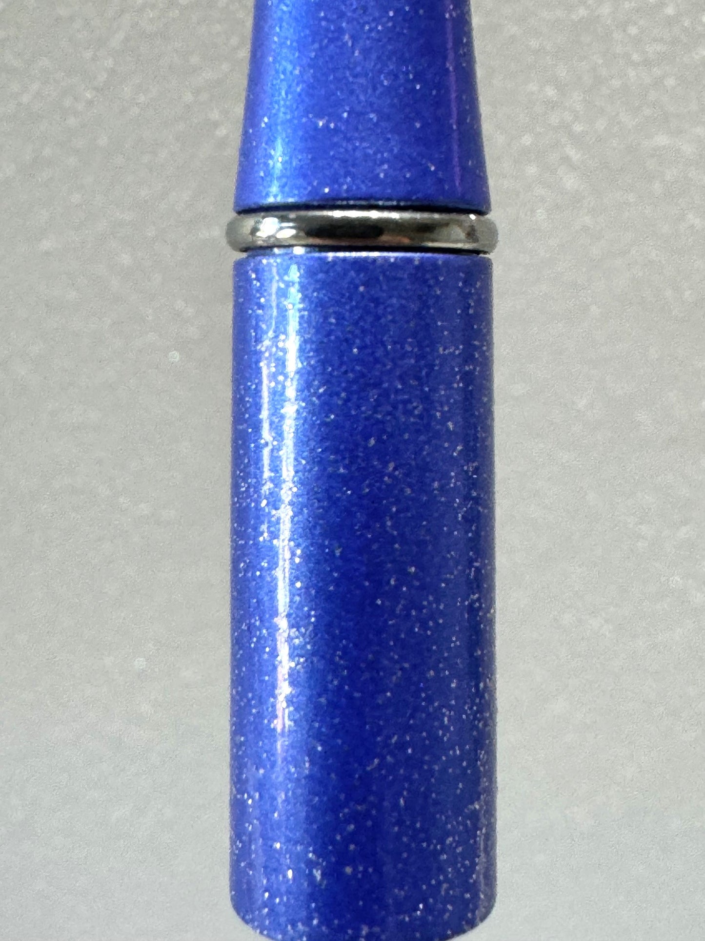 Medium Blue Beadable Pen Blank