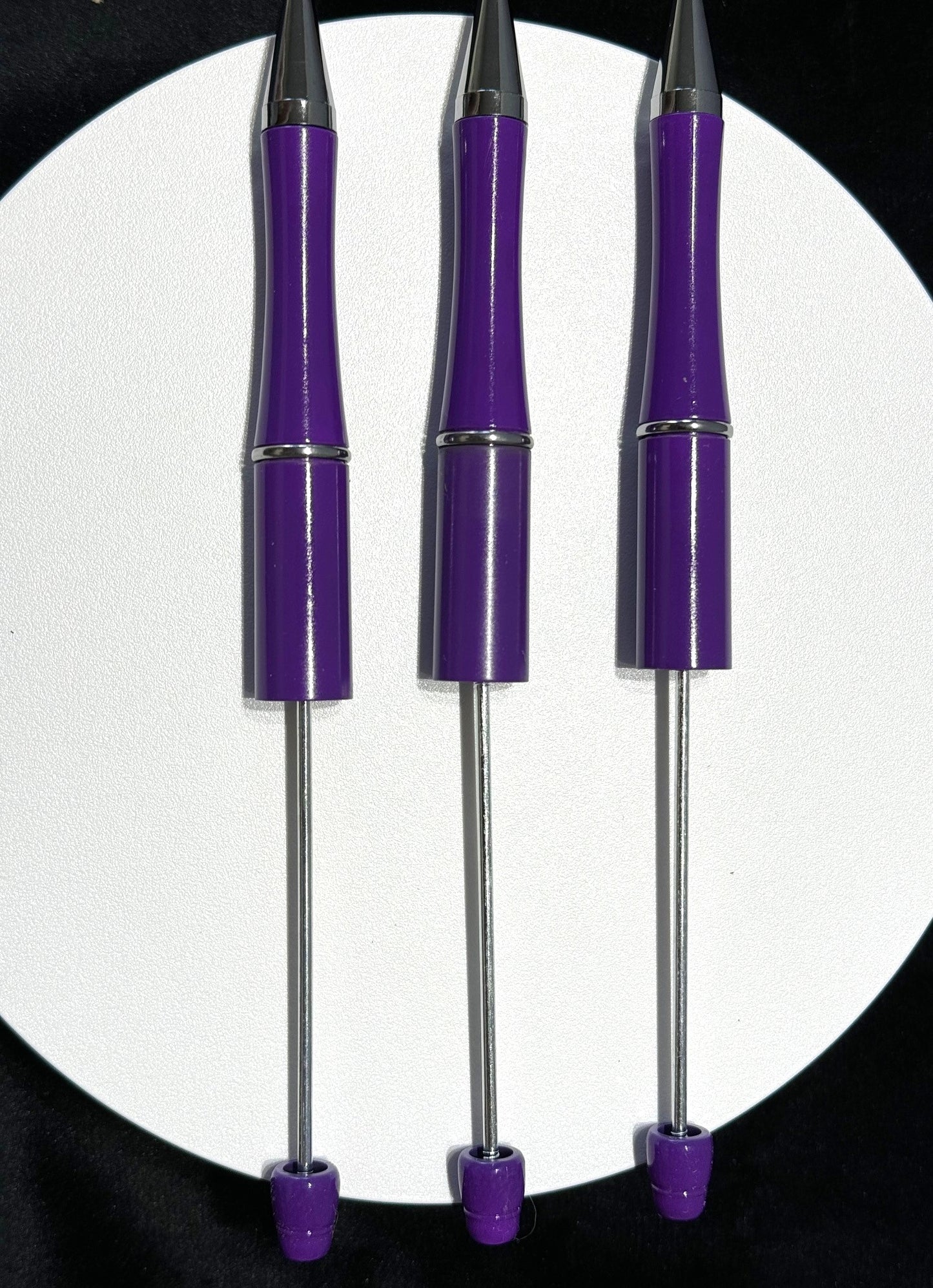Dark Purple Beadable Pen Blank