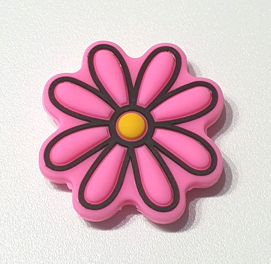 Daisy Pink Focal Silicone. Can fit on pen.