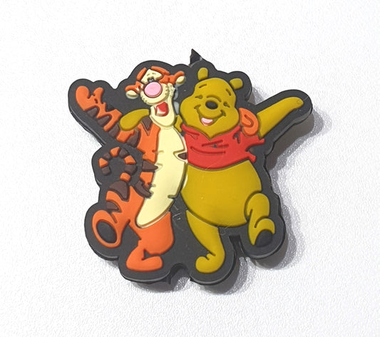 Pooh and Tigger Focal Silicone. Can fit on pen.