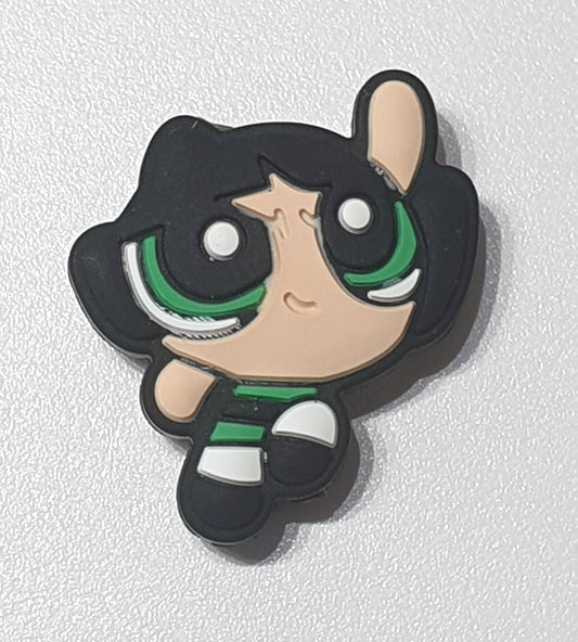 Power Puff Girl Green Focal Silicone. Can fit on pen.