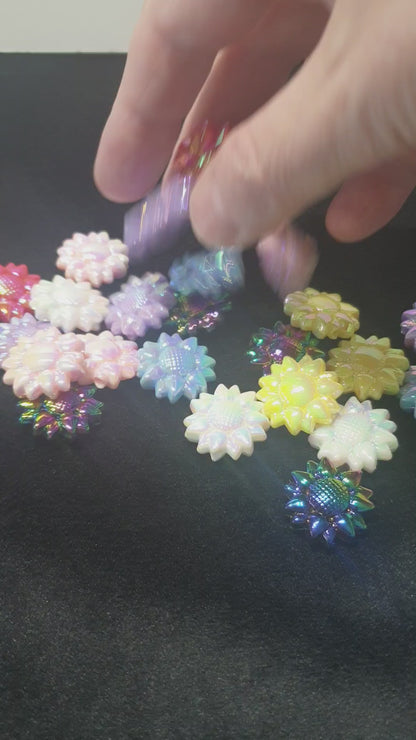 Flower beads 14mm Beautiful shine