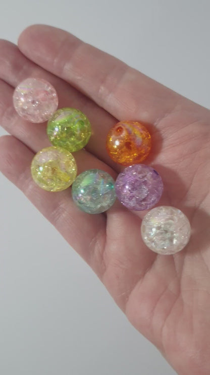 Crackle Beads 16mm Fit on Beadable Pens Many Colours to choose